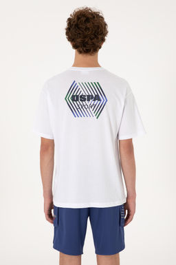 Erkek Comfort Fit Bisiklet Yaka Beyaz Ti__rt Sepette S_rpriz _ndirim - U.s. polo assn фото 5