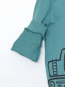 Bask?l? Uzun Kollu Erkek Bebek Sweatshirt 2li - Waikiki фото 3