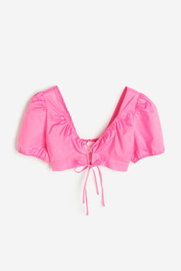 Top playero con cord?n de ajuste