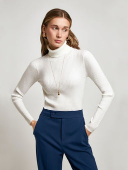 10200320121 Свитер жен. Rizoli молочный - Concept club фото 3