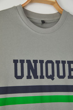 TRENDYOL MAN Gri Regular/Normal Kesim Kolej Bask?l? %100 Pamuk T-Shirt TMNSS20TS1836 - Trendyolmilla фото 16