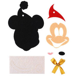 Ёлочная игрушка из фетра своими руками на новый год «Микки Маус», набор для творчества