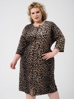 Халат велюровый "Сафари" (молния)