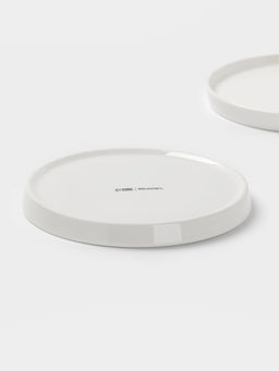 Тарелки Magistro White Snow, набор 2 шт., d=16.5 см, фарфор, белые