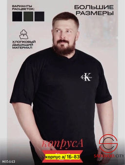 Футболка для мужчин, хлопок