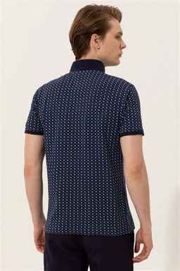 U. S. Polo Assn Мужская темно-синяя футболка с воротником-поло - U.s. polo assn фото 11