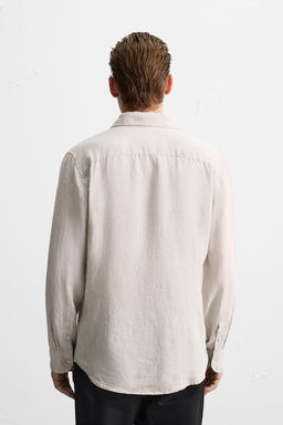 100% LINEN SHIRT - Zara фото 28