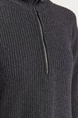 More Sustainable Antrasit Triko Kazak TWOAW24KZ01119 - Trendyolmilla фото 5