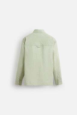 TEXTURED STRIPE SHIRT - Zara фото 8