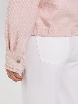 Жакет бомбер с декоративной бахромой - Stilla фото 7