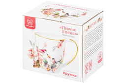 Кружка 420 мл 13*9*10,5 см Певчие птички NEW BONE CHINA, фарфор - Elan gallery фото 4