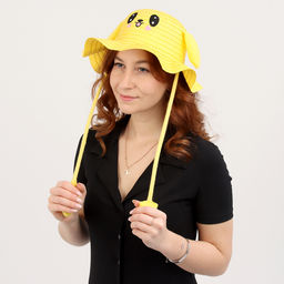 Панама детская «Милый зайка», уши поднимаются, р-р. 52-54