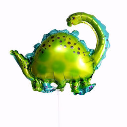 Цена за 3 шт. Шар воздушный фольгированный 15" «Динозавр бронтозавр»