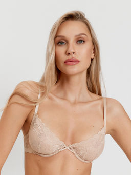 Infinity / Бюстгальтер с мягкой чашкой жен. Kornada бежевый