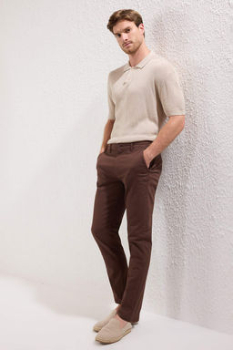 TRENDYOL MAN Siyah Slim Fit Basic Chino Esnek Gabardin Pantolon TMNSS25PL00018 - Trendyolmilla фото 2