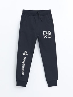 Beli Lastikli PlayStation Bask?l? Erkek ?ocuk Jogger E?ofman Alt?
