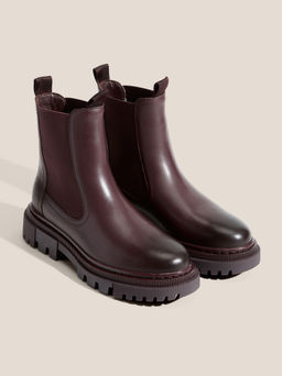 Женские челси TENDANCE Артикул 4539382, темно-бордовый  фото 2
