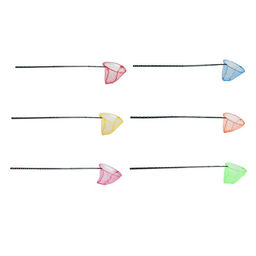 Сачок детский, ручка чёрный горох, 120 см, d=28 см, МИКС