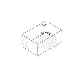 Подарочный ящик, 26×16×10 см, деревянный, цвет натуральный