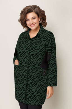 Костюм VOLNA 1314 темно-зеленый/черный  фото 2