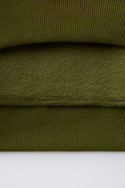 HOODIE SWEATSHIRT AND JOGGER TROUSERS WITH LABEL TEXTURE - Zara фото 9