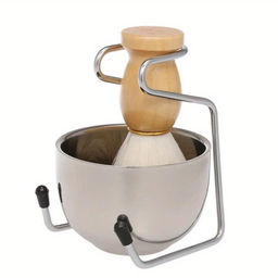 Nail Art Набор для бритья с помазком и чашей, 3 предмета