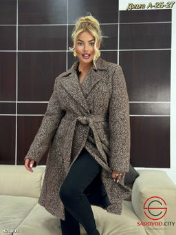 Пальто женское с ремнем - Bruno фото 3