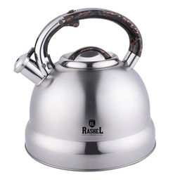 Чайник из нержавеющей стали 4,8 л со свистком (R-7739) /RASHEL/