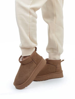 04-PF8520-2 LT. BROWN Угги женские (натуральная замша, 100% шерсть)