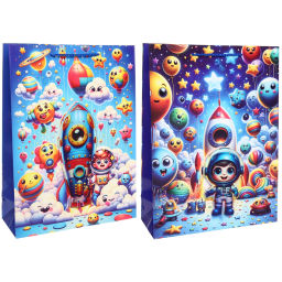 Пакет подарочный "Другая планета" 31*42*12 см