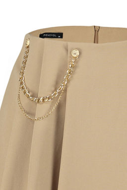 TRENDYOLMILLA Lila Zincir ve Pile Detayl? Dokuma Sort Etek TWOAW23SR00041 фото 15