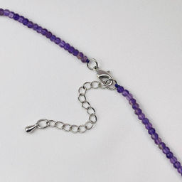 Чокер из Аметиста и Опала с кулоном 40 см +