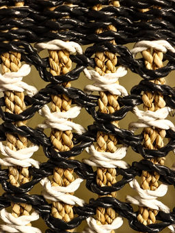 Сумка плетёная «София», из сиграсса, 33×10×38 см