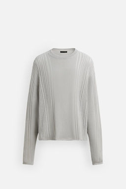 OPEN KNIT TEXTURED SWEATER - Zara фото 7