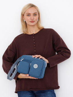 Сумка 8680MD blue Mindesa