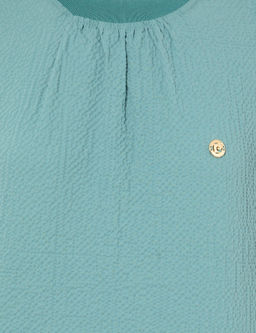 Koyu Mint Comfort Fit Kolsuz Bluz - Pierre cardin фото 6