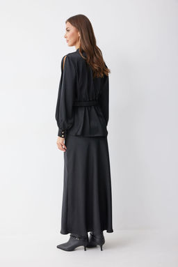 Юбка LYUSHe 4238 черный  фото 2