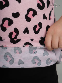 Костюм Актив нежный леопард-черный - Sovalina фото 30