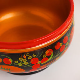 Салатник деревянный хохлома «Малый», 11×6 см