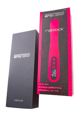 Вибратор для точки G с клиторальной стимуляцией eroTeq Rablock, силикон, розовый, 23,5 см - Toyfa фото 9