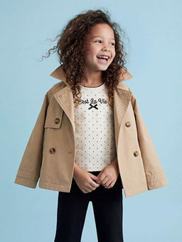 Bisiklet Yaka K?z ?ocuk Ti??rt