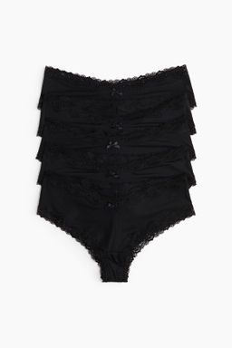 Pack de 5 bragas Hipster de microfibra - H&m фото 2