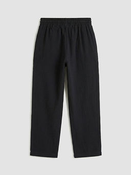 Havu? Kesim Dokulu Kad?n M?slin Pantolon