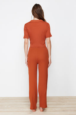 Tarc?n Ay?c?kl? Fitilli Orme Pijama Tak?m? THMSS21PT0168