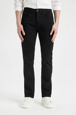 Джинсовые брюки Sergio Regular Fit Normal Mold с нормальной талией и зауженными штанинами