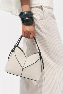 CONTRAST CANVAS MINI TOTE BAG