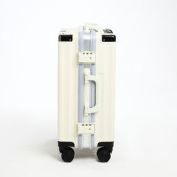 Чемодан малый 20, отдел на молнии, 2 кодовых замка, 4 колеса, крючок, цвет бежевый - Simaland фото 3