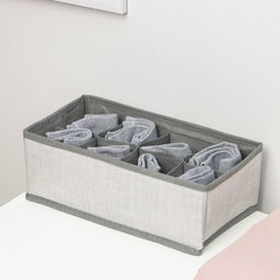Органайзер для хранения белья Нить, 8 ячеек, 291410 см, серый