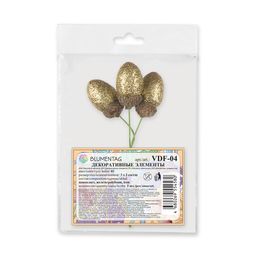 Blumentag VDF-04 Декоративные элементы 6 х 3 шт. 3 см 01 желуди  фото 3