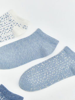 Desenli Kad?n Patik ?orap 5li